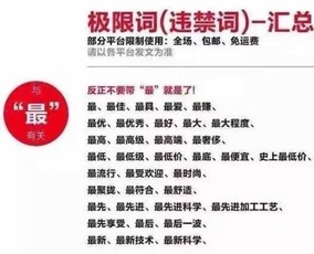 9月新规 直通车用词不当将面临罚款与处罚——企业文字合规刻不容缓